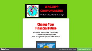 
                            6. WasZupp Global Crowdfunding - form.jotform.us