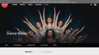 
                            7. Watch Dance Moms Season 2 Online | Lifetime