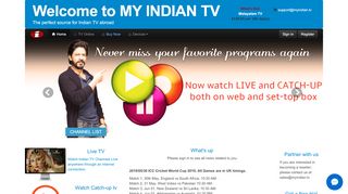 
                            6. Watch Indian TV | Live Indian Channels