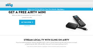 
                            8. Watch Live Local TV on airtv | Sling TV