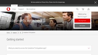 
                            10. Watch live TV on the go with Vodafone TV Anywhere | Vodafone