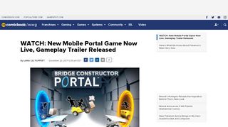 
                            9. WATCH: New Mobile Portal Game Now Live, Gameplay Trailer ...