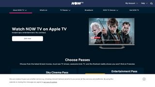 
                            3. Watch NOW TV on Apple TV and stream movies, tv shows and ...