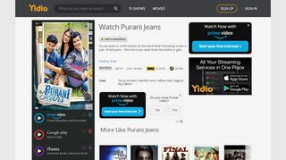
                            8. Watch Purani Jeans Online | 2014 Movie | Yidio