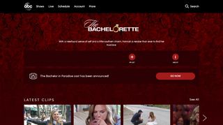 
                            5. Watch The Bachelorette TV Show - ABC.com