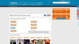 
                            7. Watch The CW TV Shows, Series Online | SideReel