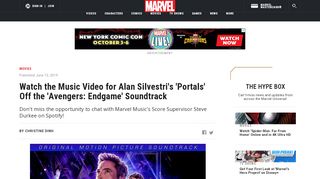 
                            8. Watch the Music Video for Alan Silvestri's 'Portals' Off the 'Avengers ...