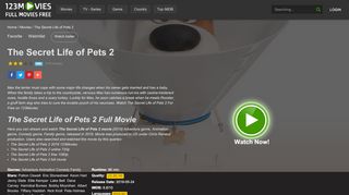 
                            4. Watch The Secret Life of Pets 2 123Movies Full Movie ...