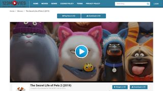 
                            1. Watch The Secret Life of Pets 2 (2019) Full Movie Online ...