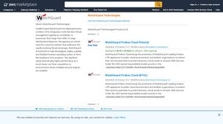 
                            9. WatchGuard Technologies - AWS Marketplace