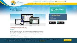 
                            8. Water and Power Community Credit Union: Online Banking
