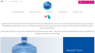 
                            4. Water Delivery | Nestlé Pure Life