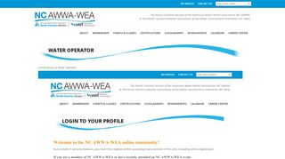 
                            2. Water Operator - NC AWWA-WEA