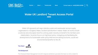 
                            9. Water UK Landlord Tenant Access Portal – C&C Group Holdings Limited