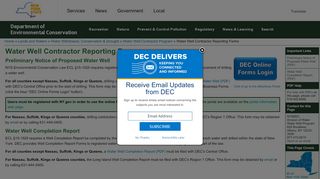 
                            5. Water Well Contractor Reporting Forms - NYS Dept. of Environmental ...