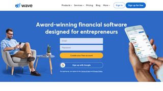 
                            2. Wave Financial: Financial Software for Small Businesses