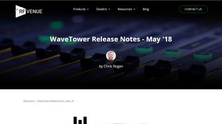 
                            4. WaveTower Release Notes - May '18 - RF Venue