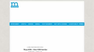 
                            9. Way2SMS - Free SMS Service - Way2SMS login Website