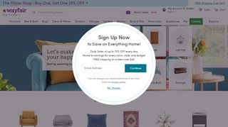 
                            7. Wayfair.com - Online Home Store for Furniture, Decor ...