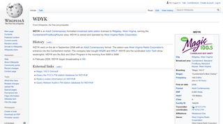 
                            8. WDYK - Wikipedia