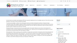 
                            9. We Are Connected - Novi Family Doctor - PrimeCare of Novi