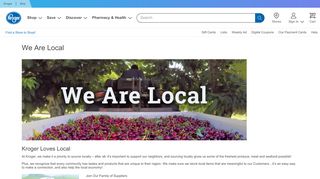 
                            4. We Are Local - Kroger