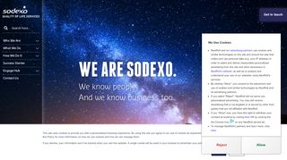 
                            1. We are Sodexo - Employee and Consumer Engagement Specialists