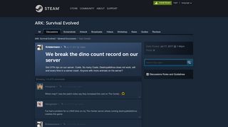 
                            8. We break the dino count record on our server :: ARK ...