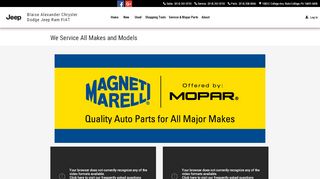 
                            4. We Service All Makes and Models | Blaise Alexander Chrysler Jeep ...