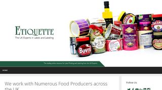 
                            9. We work with Numerous Food Producers across the UK – The ...