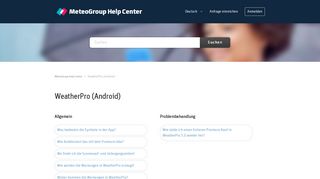 
                            7. WeatherPro (Android) – MeteoGroup Help Center