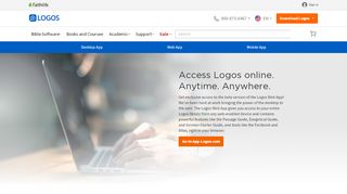 
                            4. Web App | Logos Bible Software