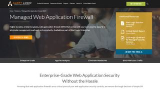 
                            2. Web Application Firewall (WAF) - WAF as a Service | Alert Logic
