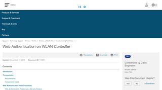 
                            11. Web Authentication on WLAN Controller - Cisco