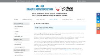 
                            5. Web-based Control Panel | Australian Domain Registration Services ...