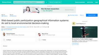 
                            7. Web-based public participation geographical information ...