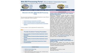 
                            9. Web Bill Processing Portal - Home