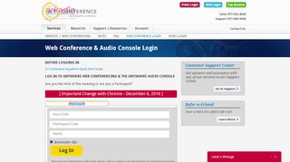 
                            8. Web Conference Login | AT Conference