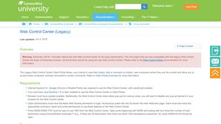 
                            2. Web Control Center (Legacy) - ConnectWise