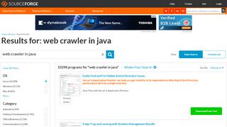
                            8. web crawler in java free download - SourceForge