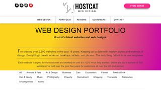 
                            1. Web Design Portfolio | Hostcat Web Design