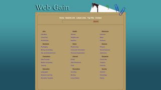 
                            9. Web Gain Directory - General Web Directory