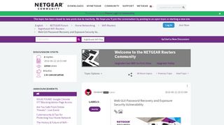 
                            1. Web GUI Password Recovery and Exposure Security ... - Netgear