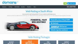 
                            6. Web Hosting - South Africa | Free Domain Name | Unlimited ...