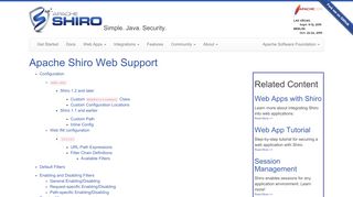 
                            8. Web INI configuration - Apache Shiro | Simple. Java. Security.