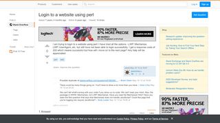 
                            3. web - Login to a website using perl - Stack Overflow