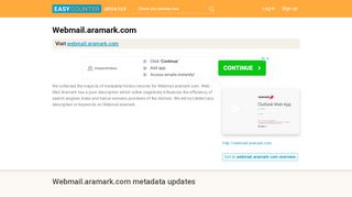 
                            3. Web Mail Aramark (Webmail.aramark.com) - Outlook Web App