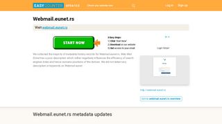 
                            3. Web Mail EUnet (Webmail.eunet.rs) - Mail :: Welcome to EUnet