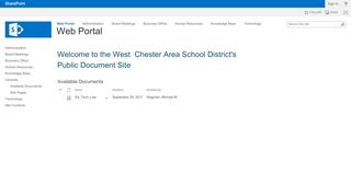 
                            1. Web Portal Home