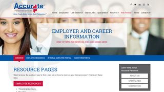 
                            2. Web Portals - Accurate Personnel LLC